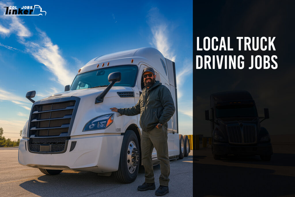 Local truck driving jobs in Alaska - Professional CDL driver with commercial vehicle
